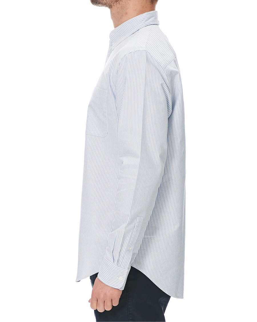 Homme | Chemises | Club Monaco | Slim Fit Oxford Stripe Shirt Blue/White