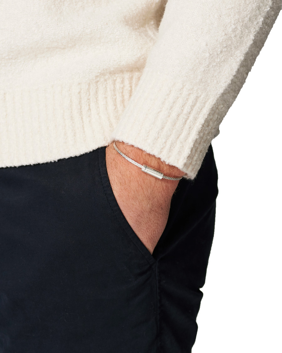 Homme | LE GRAMME Cable Bracelet Brushed Sterling Silver 9g | LE GRAMME | Cable Bracelet Brushed Sterling Silver 9g