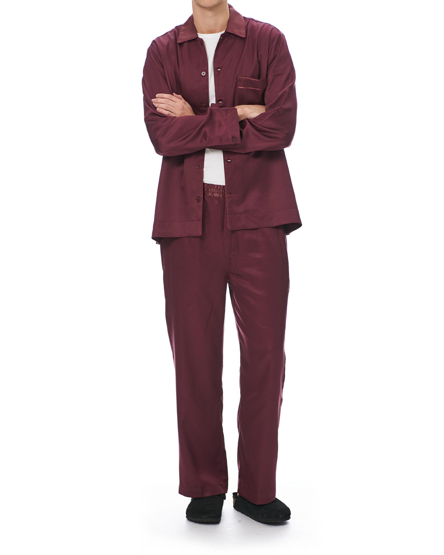 Homme | Peignoirs Et Pyjamas | CDLP | Home Suit Long Sleeve Burgundy