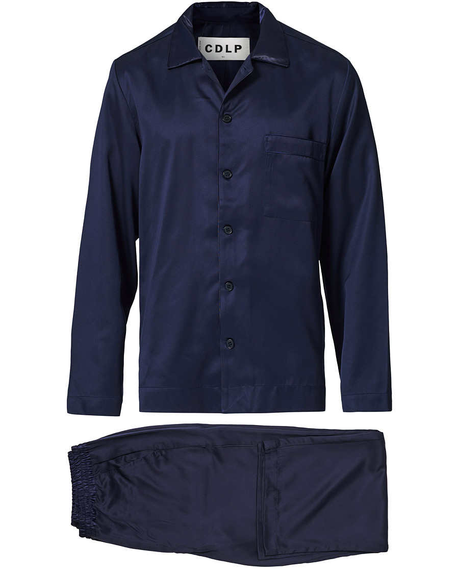 Homme | Peignoirs Et Pyjamas | CDLP | Home Suit Long Sleeve Navy Blue