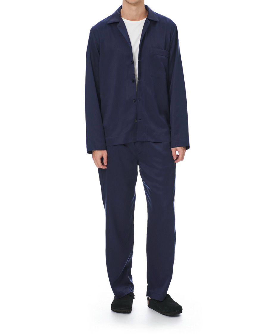 Homme | Peignoirs Et Pyjamas | CDLP | Home Suit Long Sleeve Navy Blue