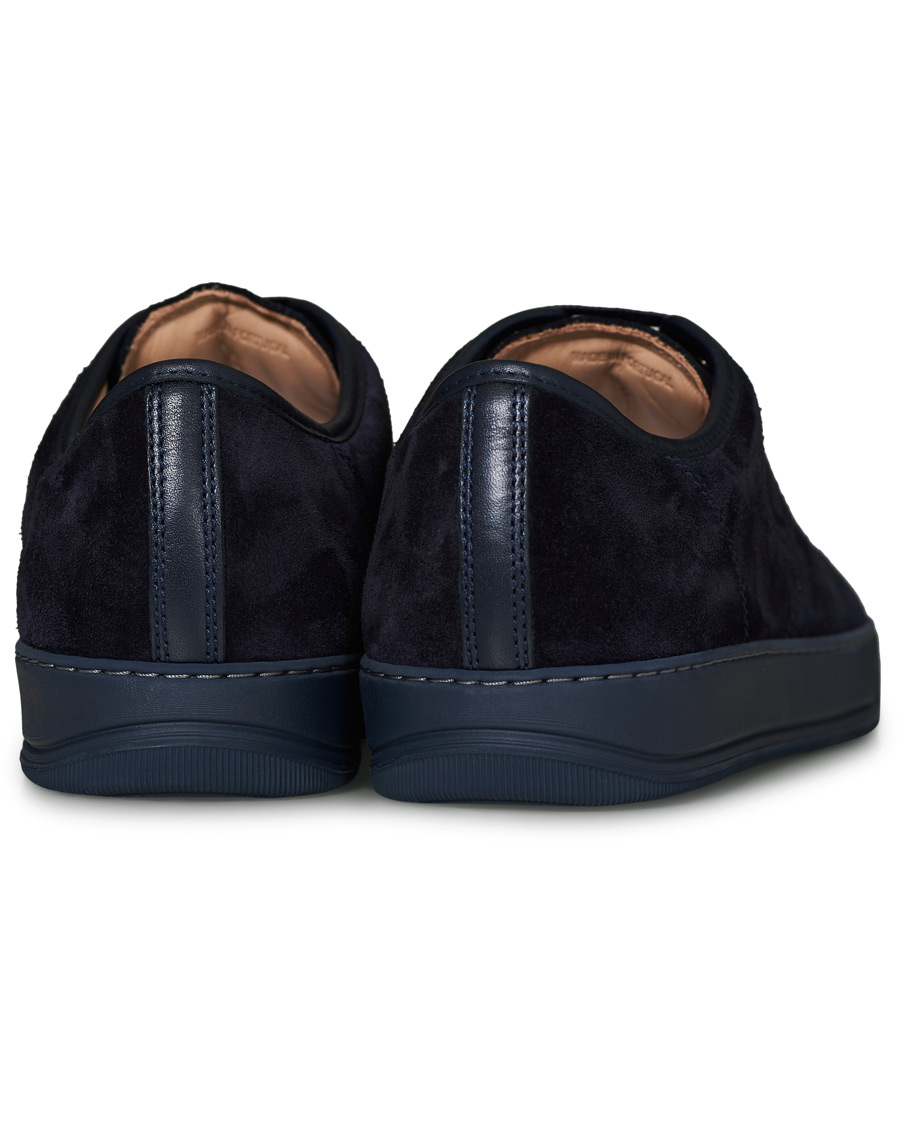 Homme | Lanvin Patent Captoe Sneaker Dark Blue/Dark Blue | Lanvin | Patent Captoe Sneaker Dark Blue/Dark Blue