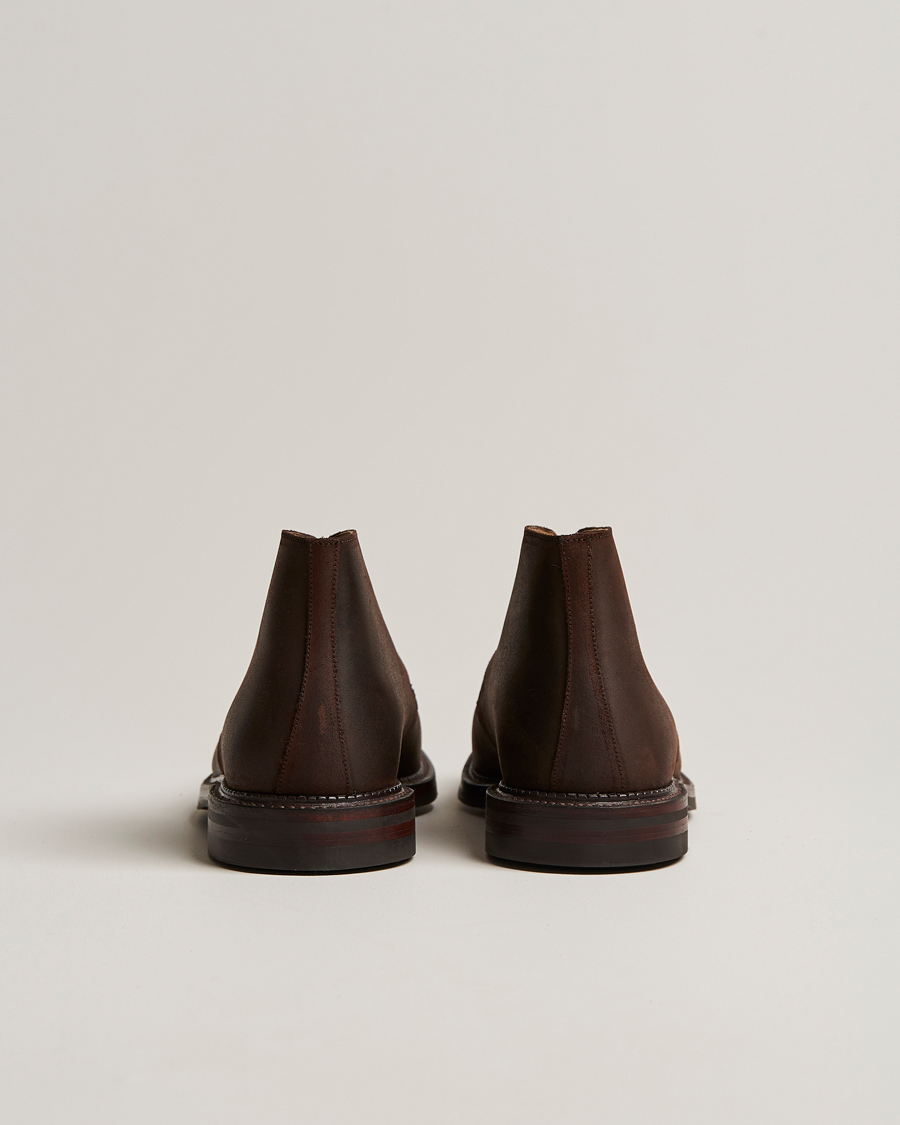 Homme | Bottes | Crockett & Jones | Molton Chukka Dk Brown Rough-Out Suede