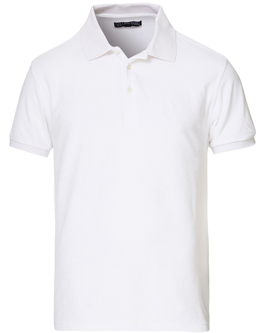 Homme | Polos | Vilebrequin | Pacific Terry Polo White