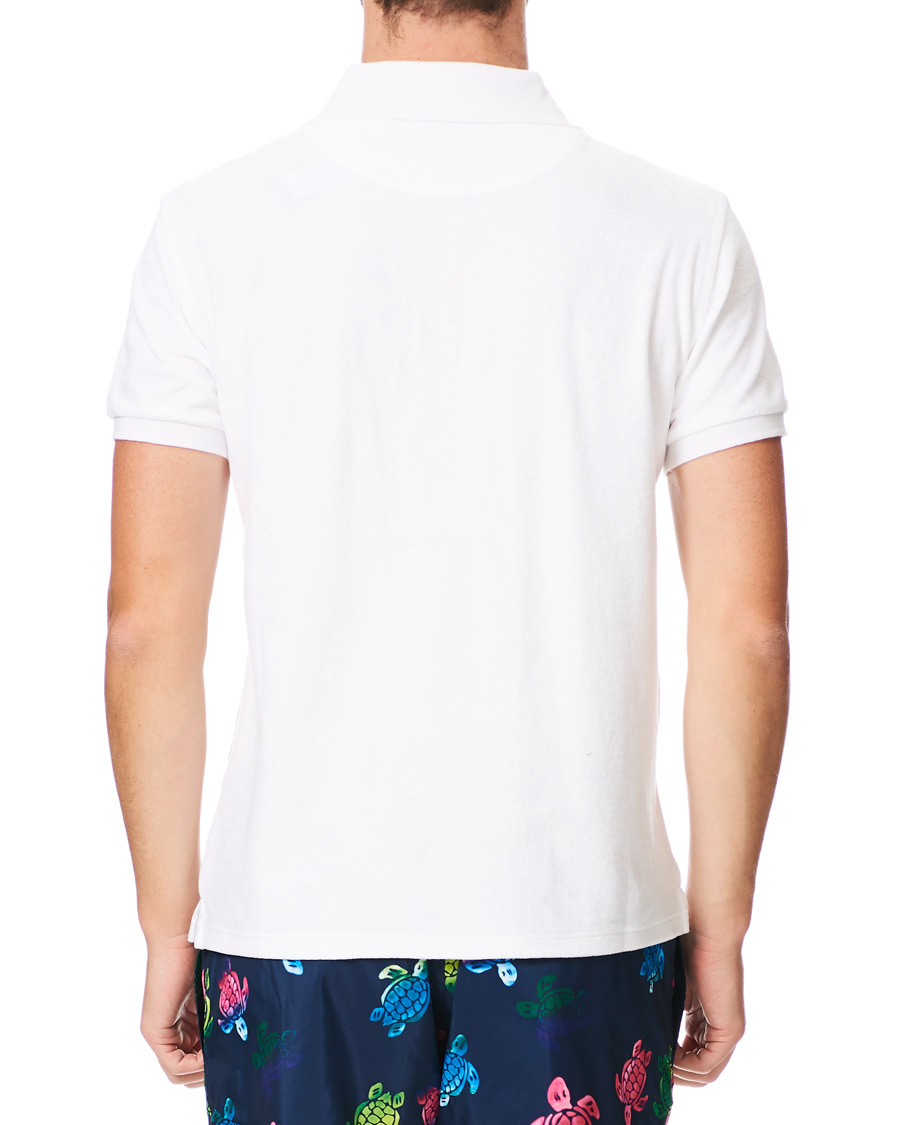 Homme | Polos | Vilebrequin | Pacific Terry Polo White