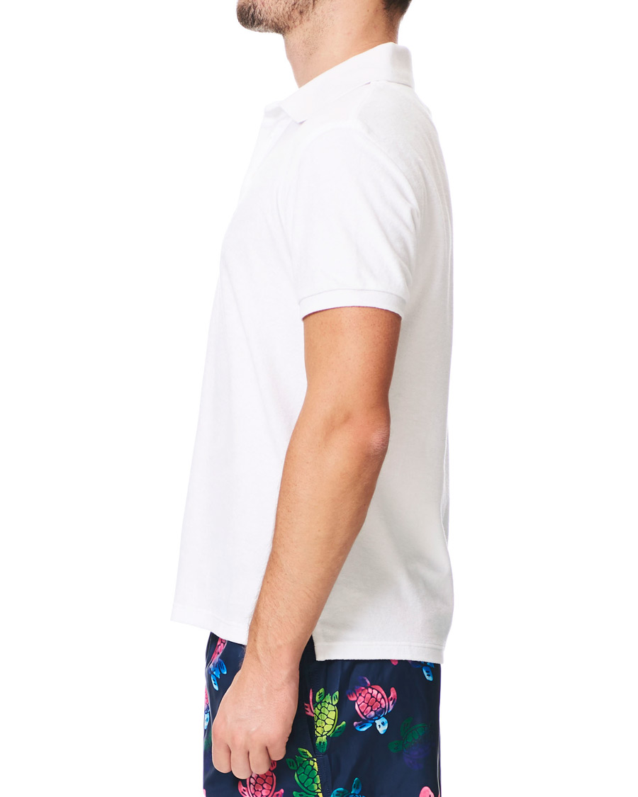 Homme | Polos | Vilebrequin | Pacific Terry Polo White