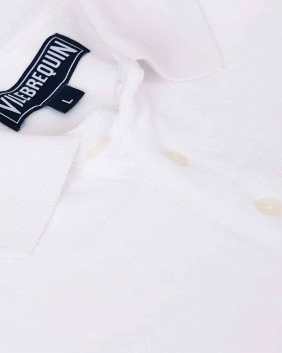 Homme | Polos | Vilebrequin | Pacific Terry Polo White