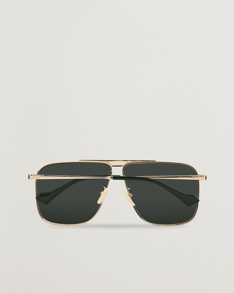 Homme | GUCCI GG8040S Sunglasses Gold/Green | Gucci | GG8040S Sunglasses Gold/Green