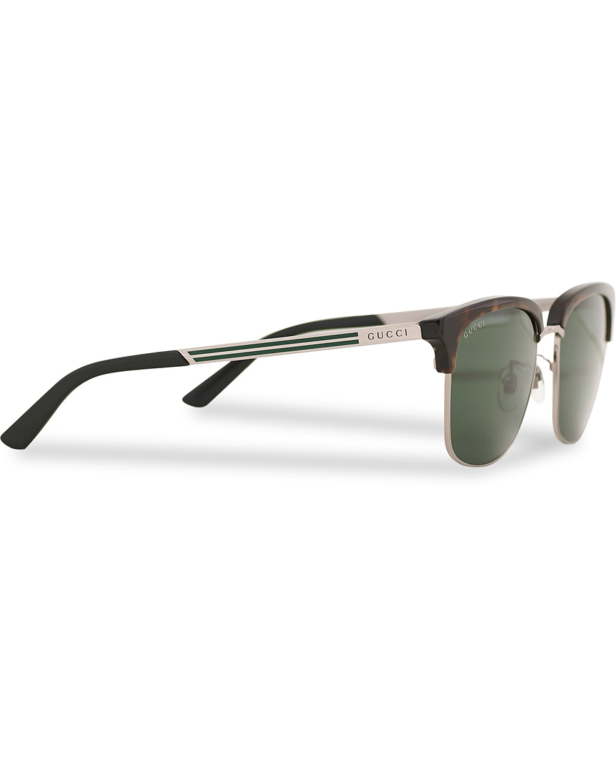 Homme | GUCCI GG0697S Sunglasses Havana/Green | Gucci | GG0697S Sunglasses Havana/Green