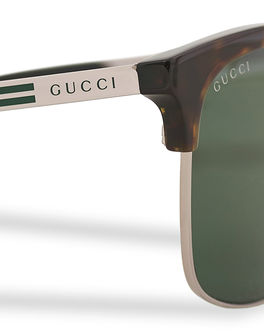 Homme | GUCCI GG0697S Sunglasses Havana/Green | Gucci | GG0697S Sunglasses Havana/Green