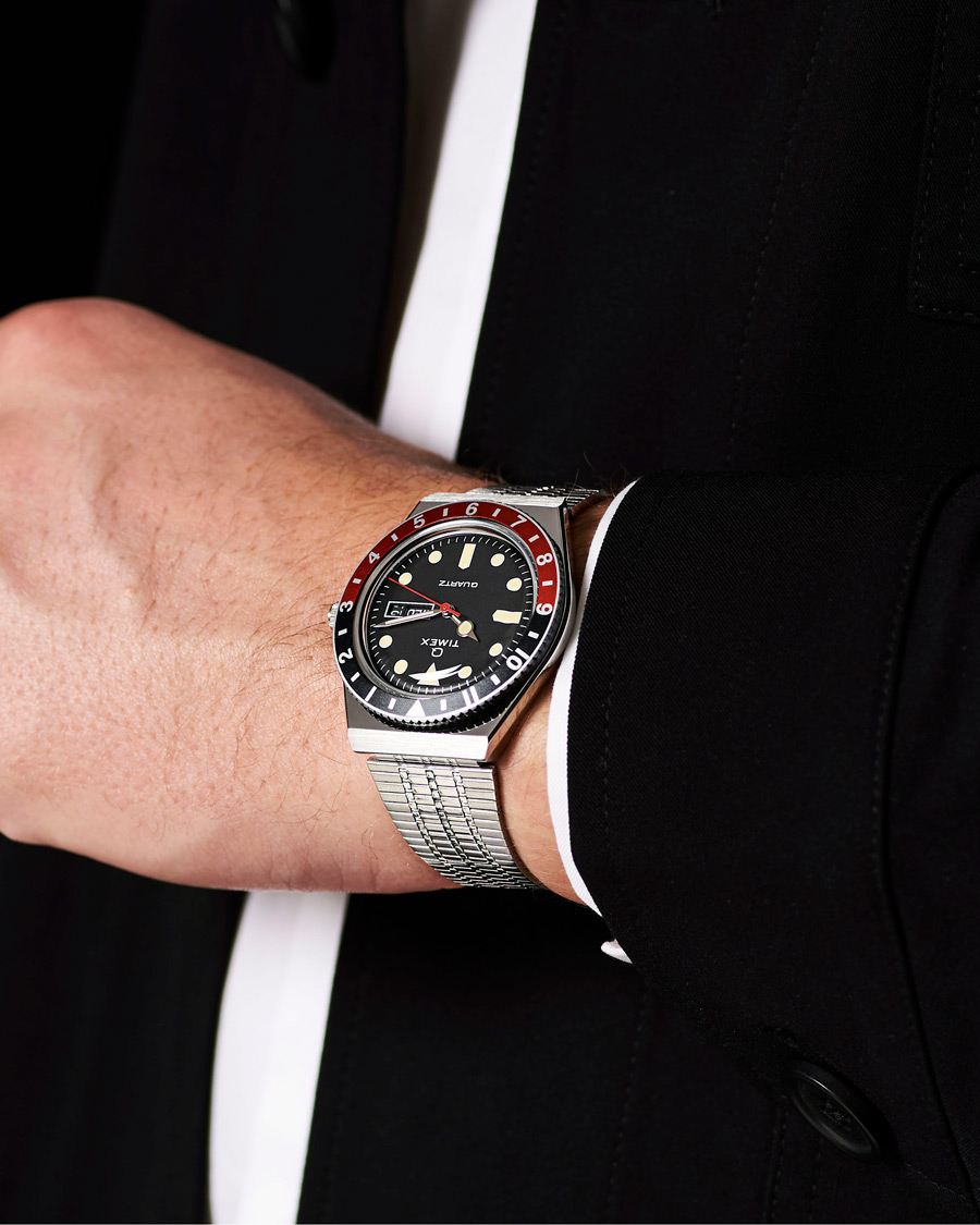 Homme | Timex Q Reissue 1979 Black/Red | Timex | Q Reissue 1979 Black/Red