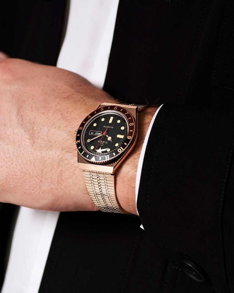 Homme | Timex Q Reissue 1979 Rose Gold Tone/Black | Timex | Q Reissue 1979 Rose Gold Tone/Black