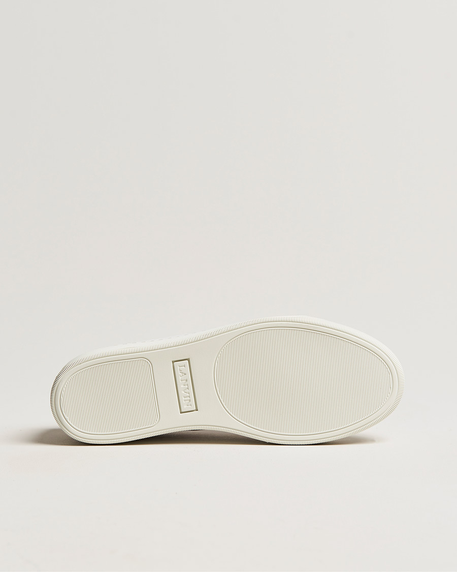 Homme | Lanvin Patent Cap Toe Sneaker White | Lanvin | Patent Cap Toe Sneaker White