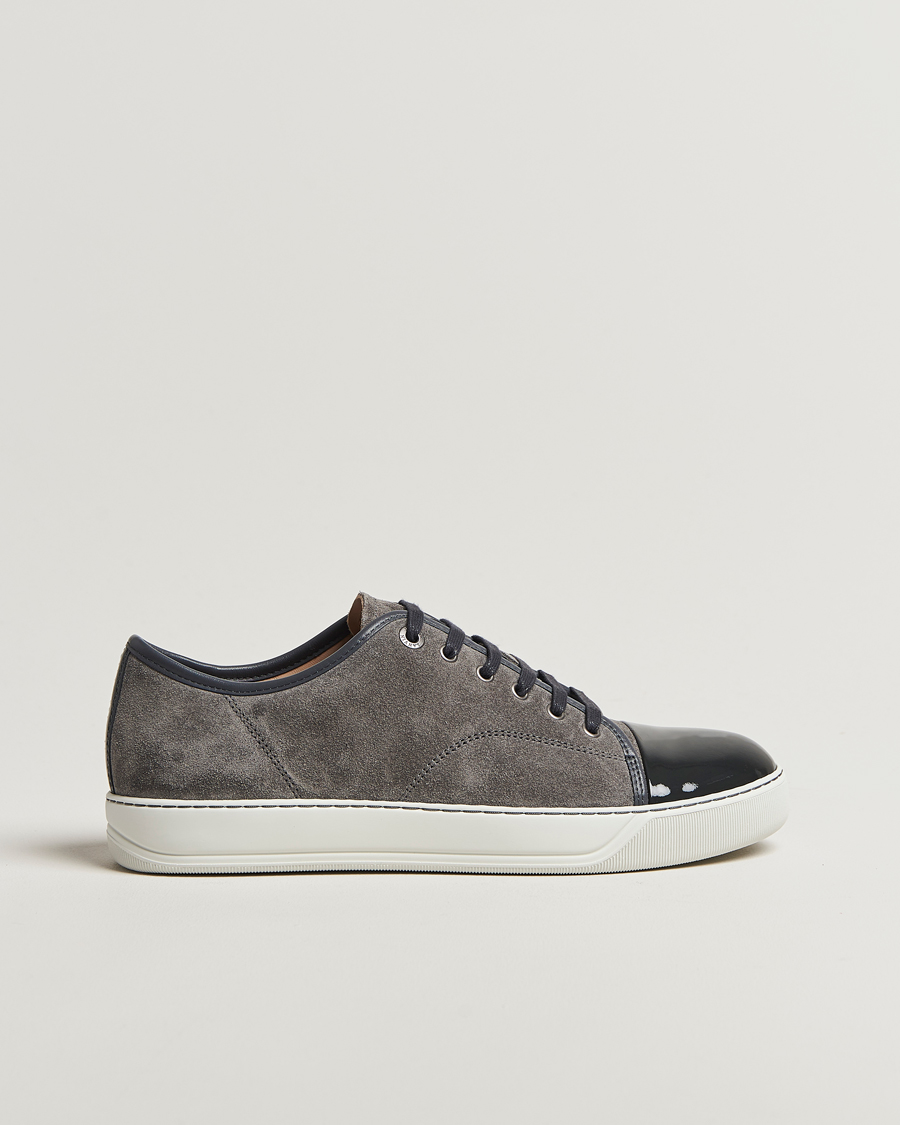 Homme | Baskets | Lanvin | DBB1 Patent Cap Toe Sneaker Dark Grey