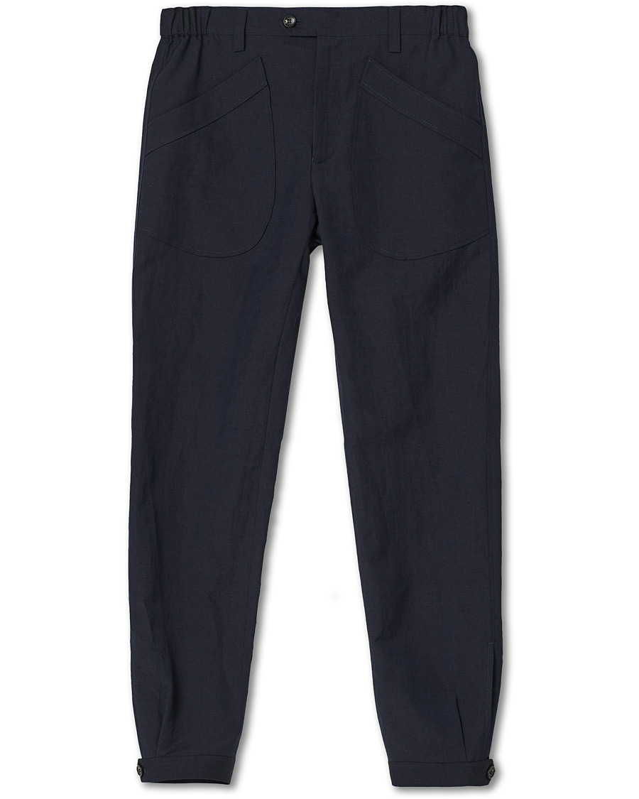Homme | Pantalons | Lanvin | Slim Fit Trousers Navy