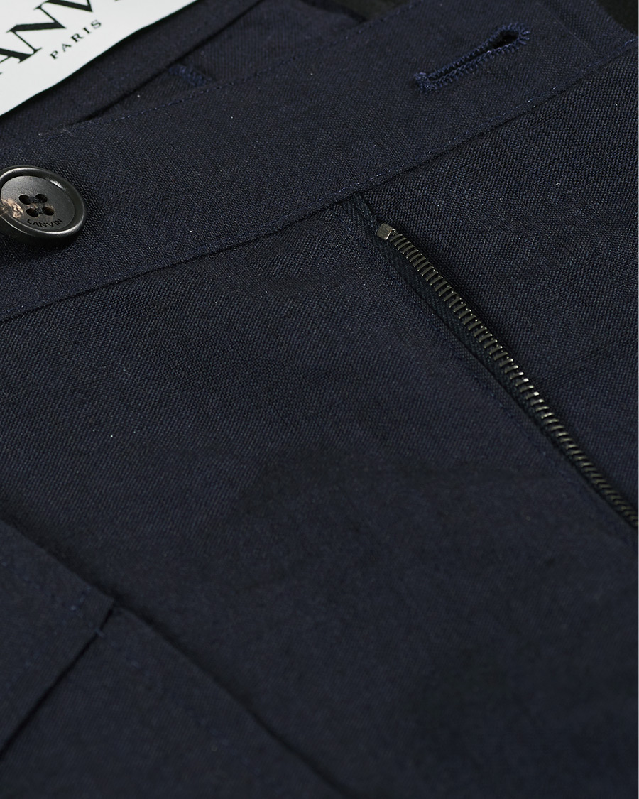 Homme | Pantalons | Lanvin | Slim Fit Trousers Navy