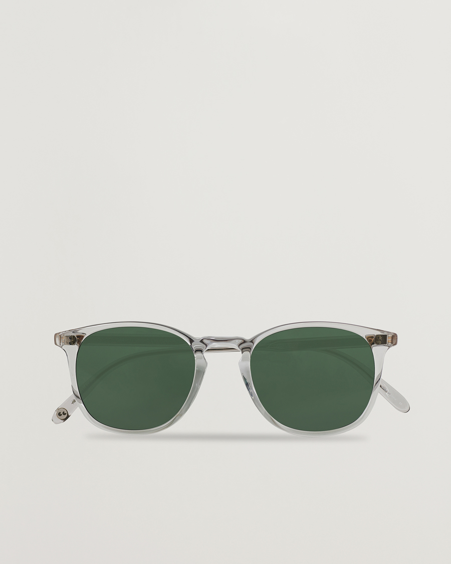 Homme | Lunettes De Soleil | Garrett Leight | Kinney 49 Sunglasses Transparent/Green