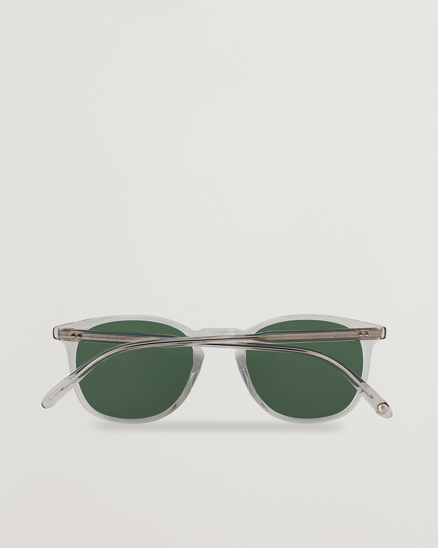 Homme | Lunettes De Soleil | Garrett Leight | Kinney 49 Sunglasses Transparent/Green