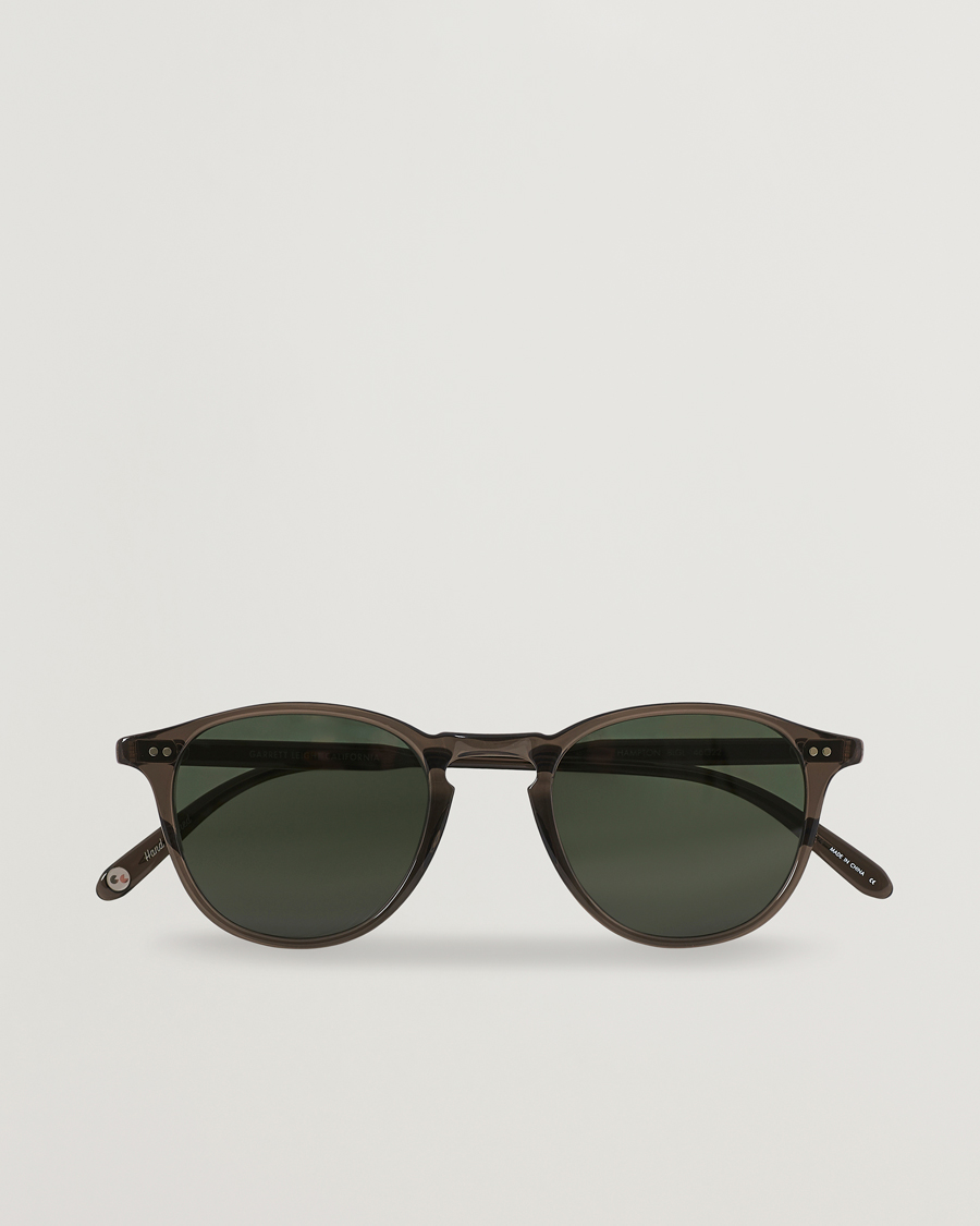 Homme | Lunettes De Soleil | Garrett Leight | Hampton 46 Sunglasses Black Glass