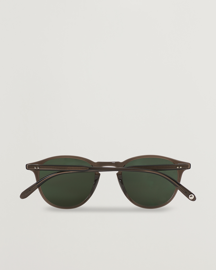Homme | Lunettes De Soleil | Garrett Leight | Hampton 46 Sunglasses Black Glass