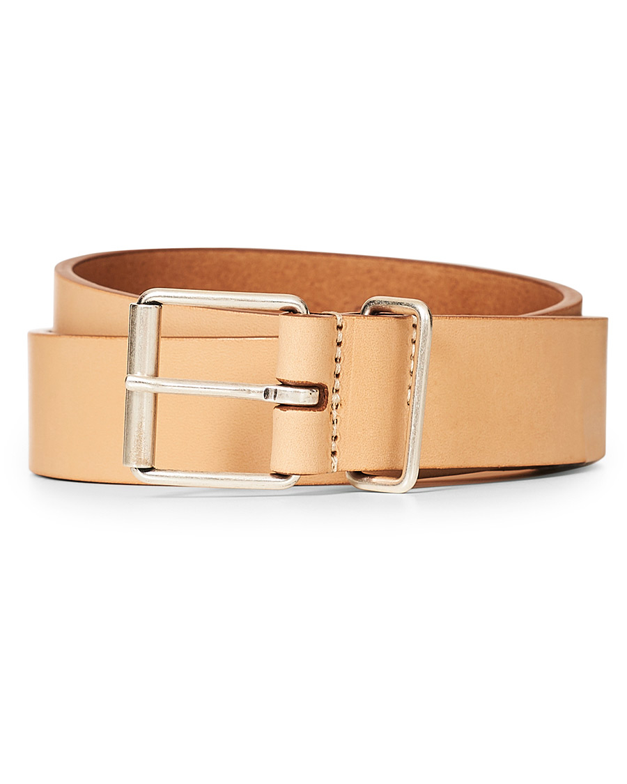 Homme | Anderson's Classic Casual 3 cm Leather Belt Natural | Anderson's | Classic Casual 3 cm Leather Belt Natural