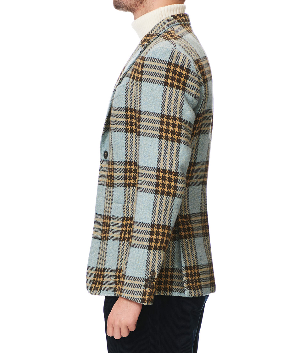 Homme | Blazers | GANT | Luke Edward Hall Check Blazer Hamptons Blue