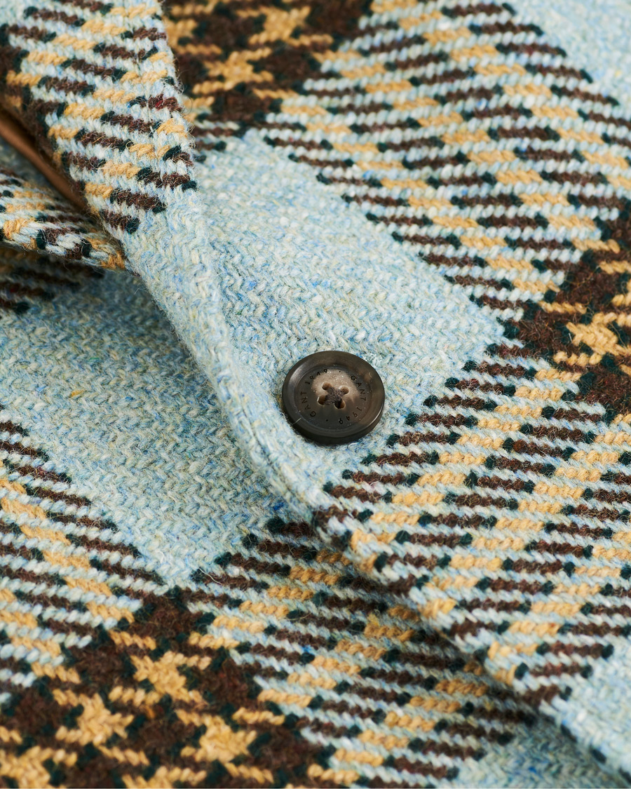 Homme | Blazers | GANT | Luke Edward Hall Check Blazer Hamptons Blue