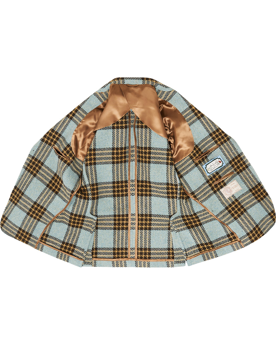 Homme | Blazers | GANT | Luke Edward Hall Check Blazer Hamptons Blue