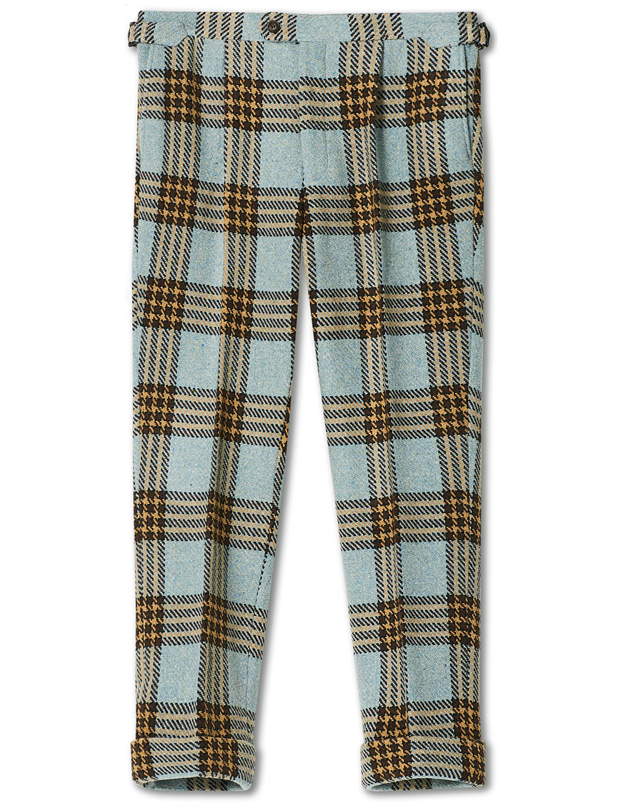 Homme | Pantalons | GANT | Luke Edward Hall Check Trousers Hamptons Blue