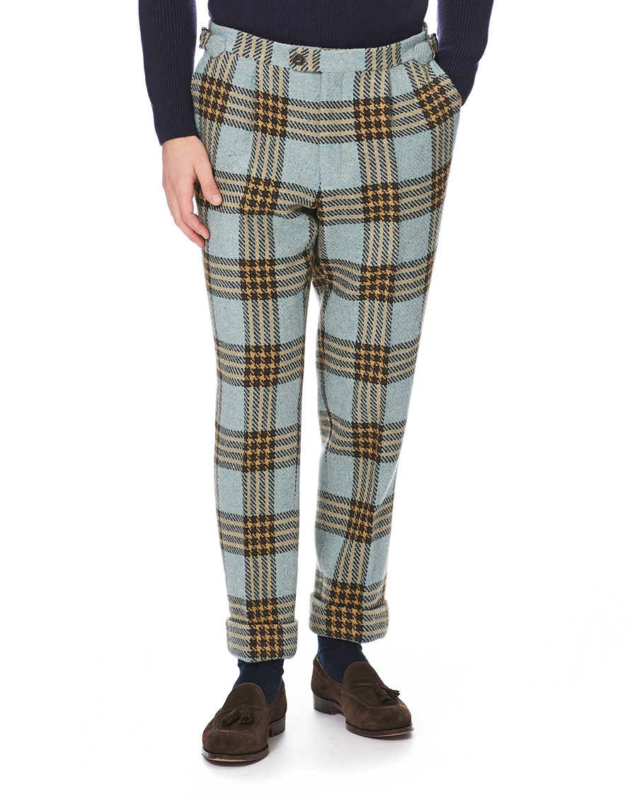 Homme | Pantalons | GANT | Luke Edward Hall Check Trousers Hamptons Blue