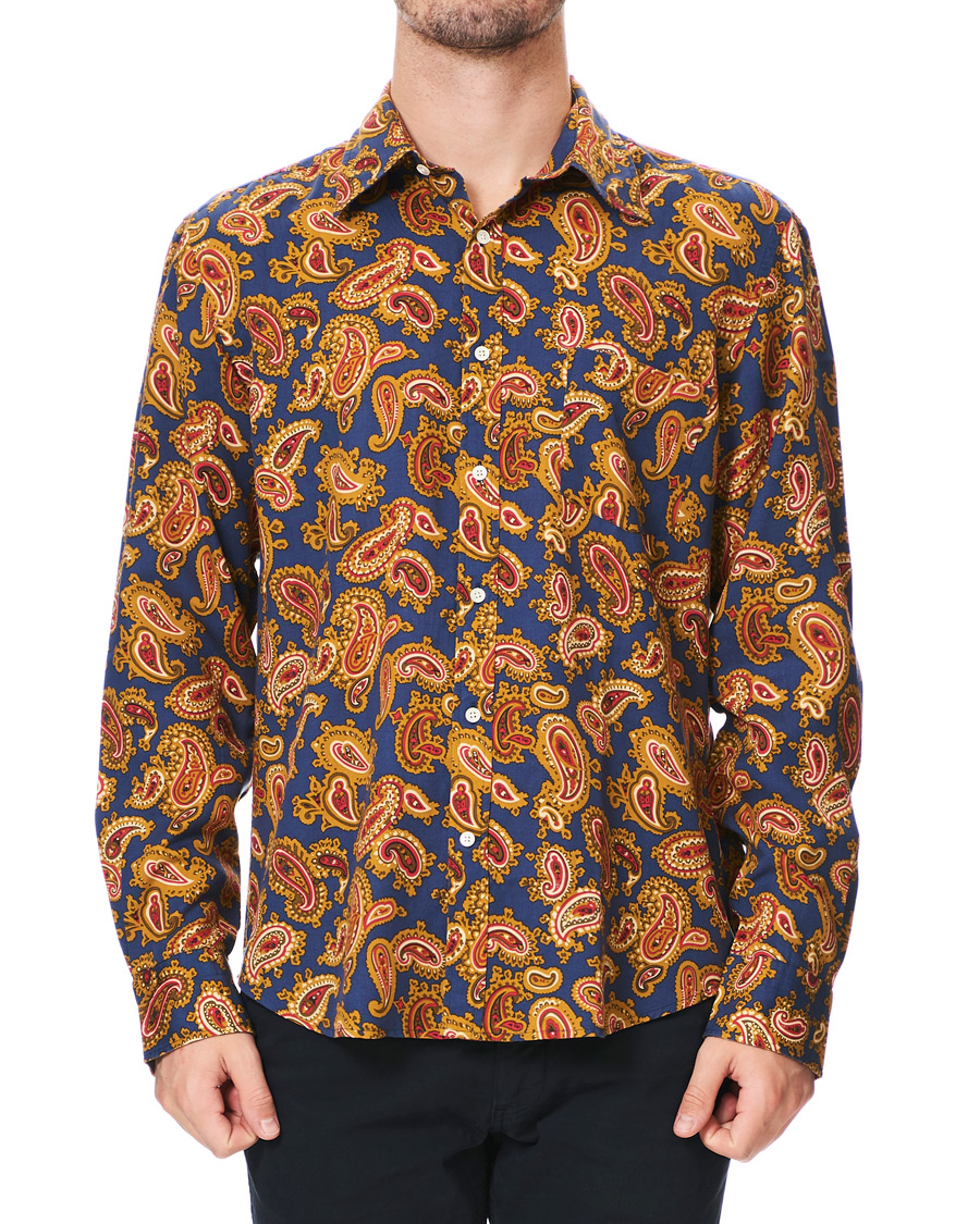 Homme | Chemises | GANT | Luke Edward Hall Town Paisley Shirt College Blue