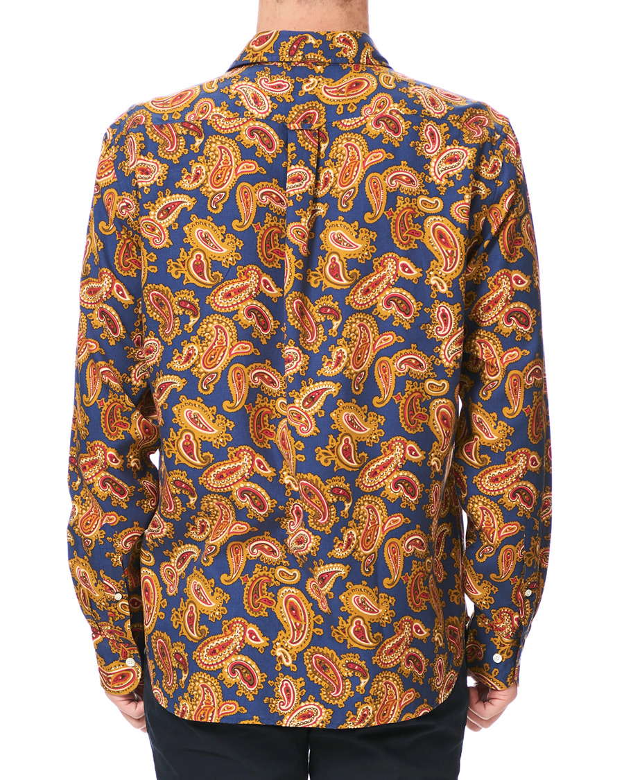 Homme | Chemises | GANT | Luke Edward Hall Town Paisley Shirt College Blue