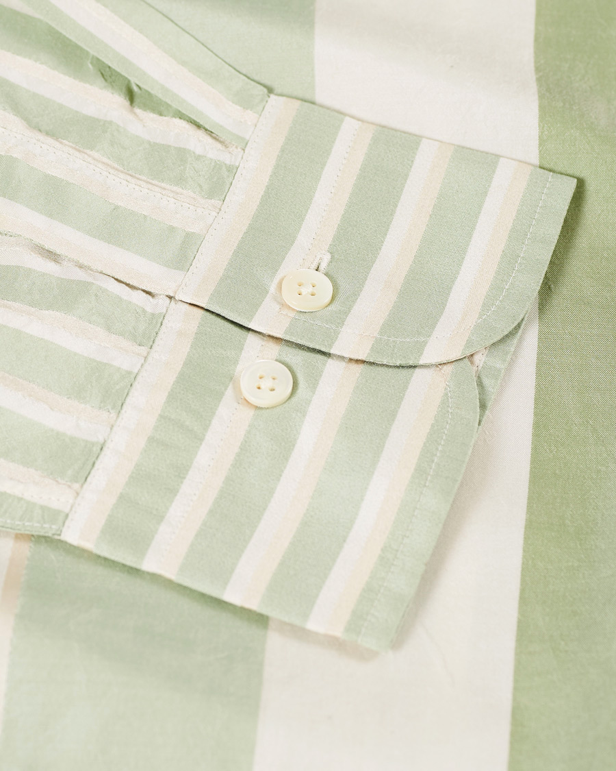 Homme | Chemises | GANT | Luke Edward Hall Silk Stripe Shirt Pepermint