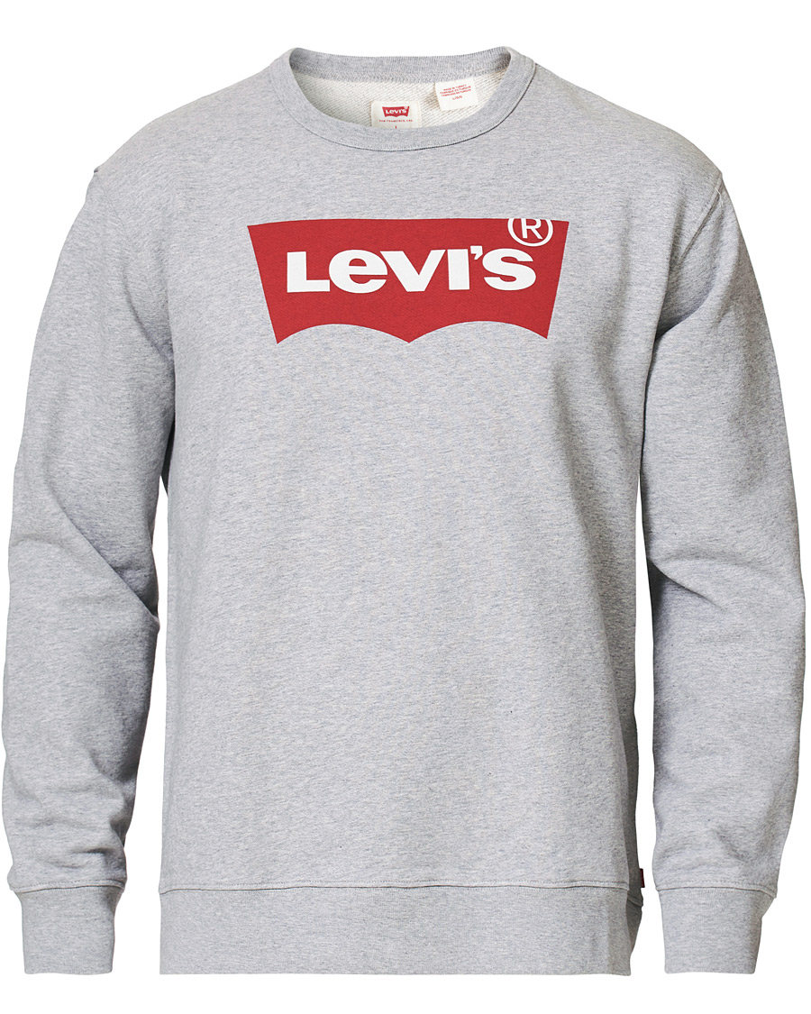 Homme | Pulls Et Tricots | Levi's | Graphic Crew Neck Sweatshirt Heather Grey