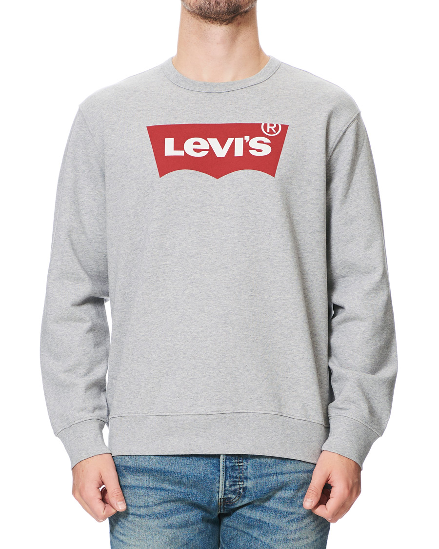 Homme | Pulls Et Tricots | Levi's | Graphic Crew Neck Sweatshirt Heather Grey