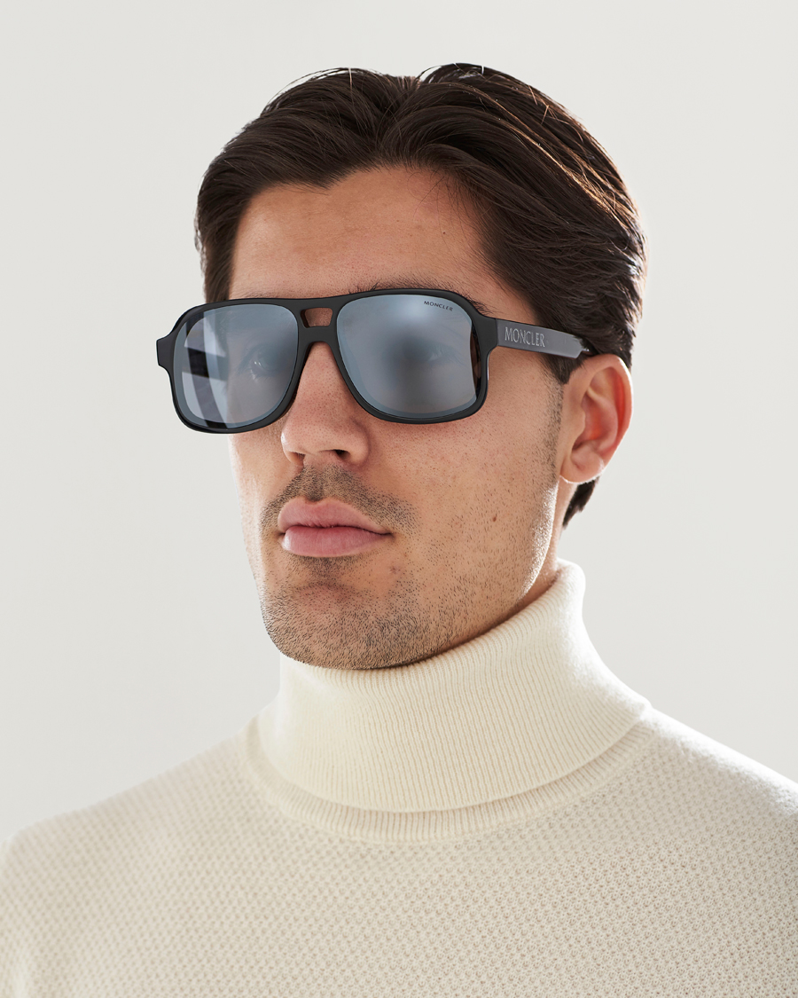 Homme |  | Moncler Lunettes | Sectrant Sunglasses Black