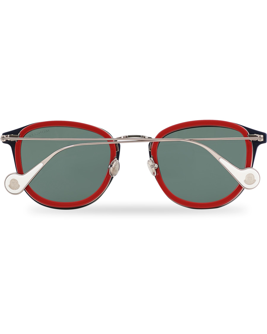 Homme | Moncler Lunettes ML0126 Sunglasses Blue/Red | Moncler Lunettes | ML0126 Sunglasses Blue/Red