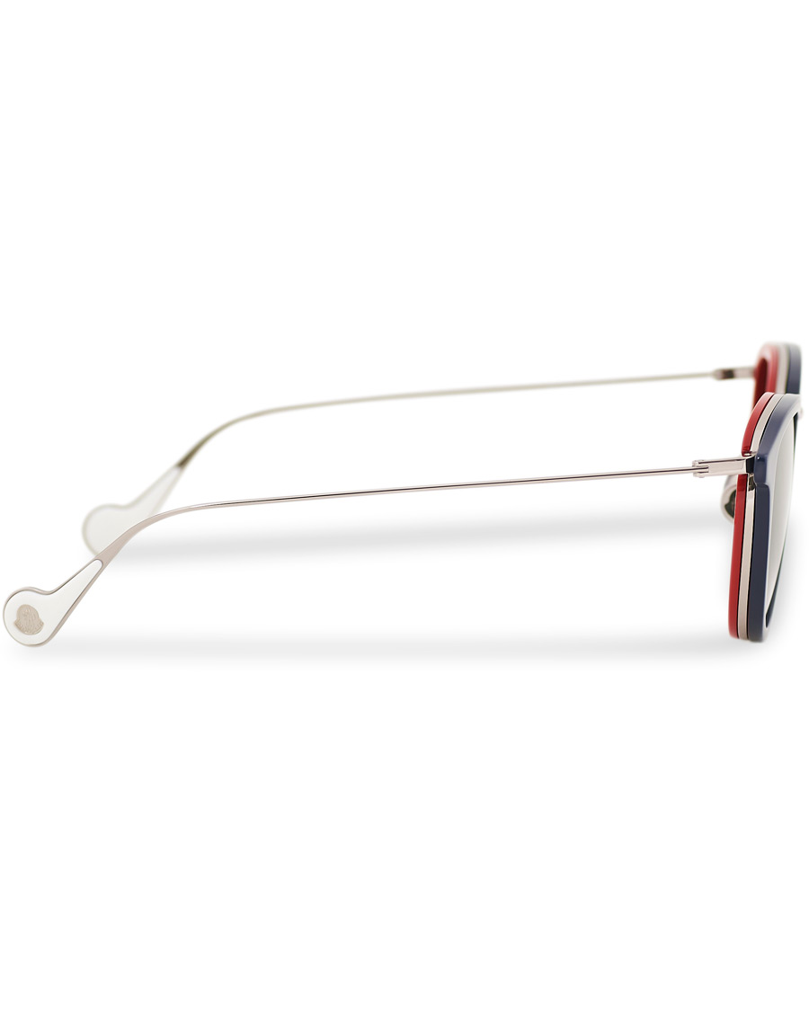 Homme | Moncler Lunettes ML0126 Sunglasses Blue/Red | Moncler Lunettes | ML0126 Sunglasses Blue/Red
