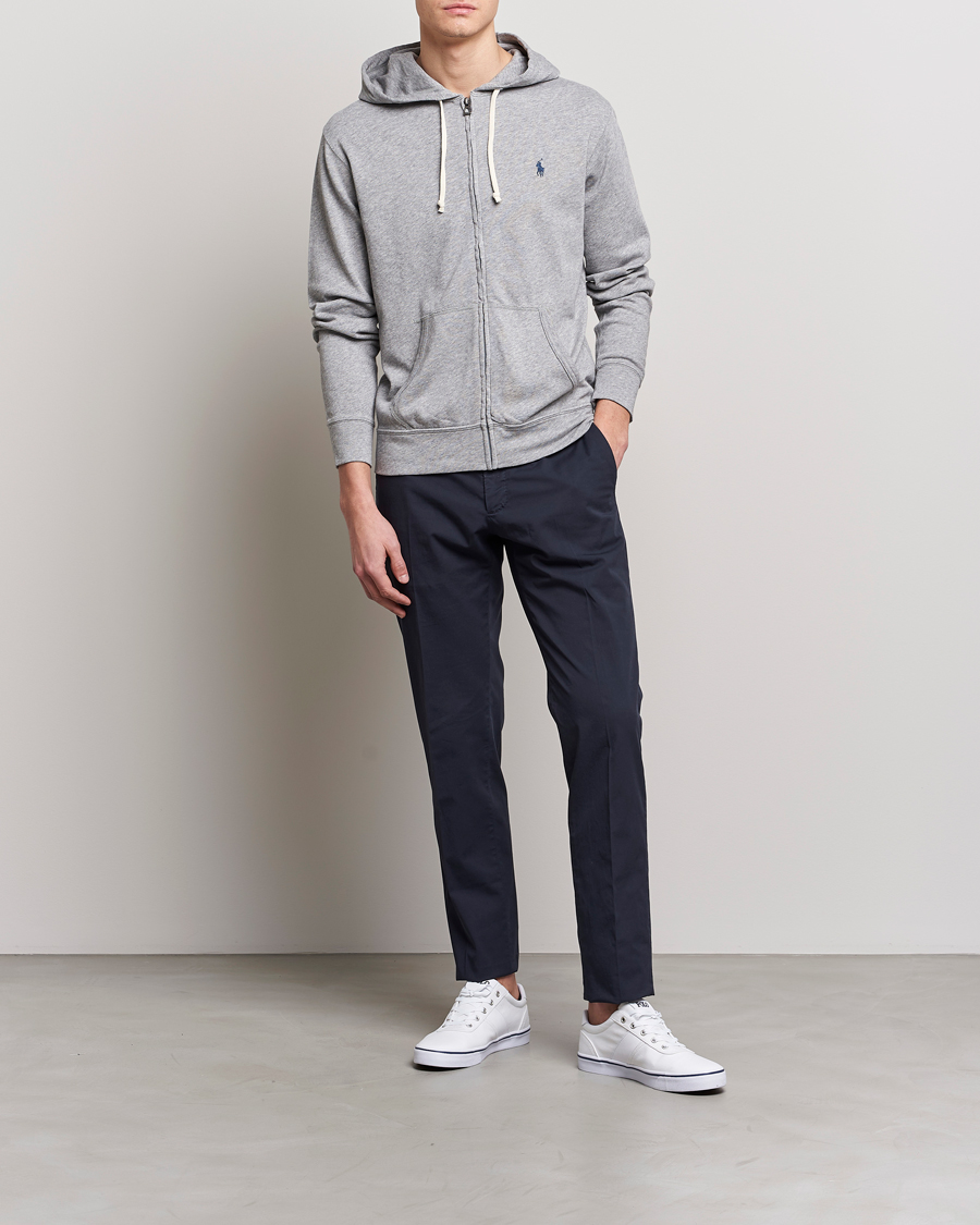 Homme | Pulls Et Tricots | Polo Ralph Lauren | Spa Terry Full Zip Hoodie Andover Heather