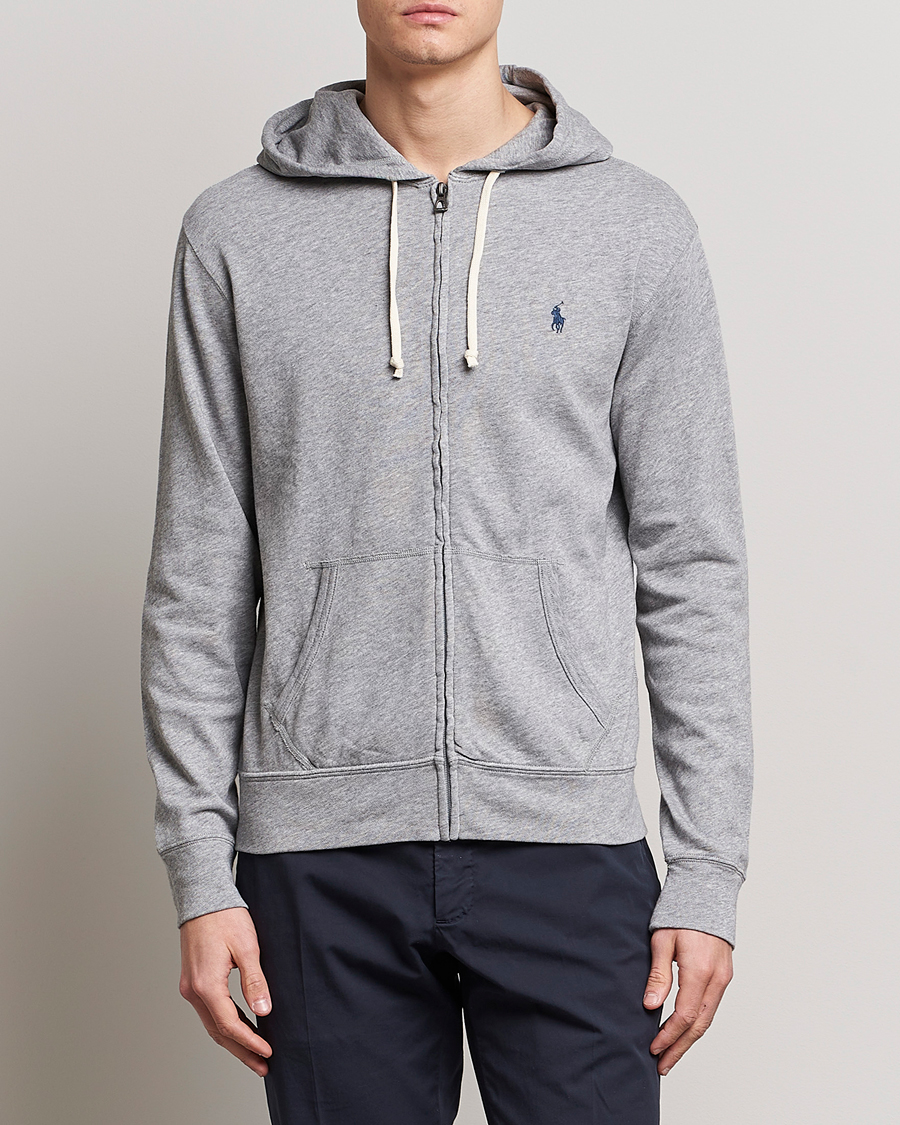 Homme | Pulls Et Tricots | Polo Ralph Lauren | Spa Terry Full Zip Hoodie Andover Heather