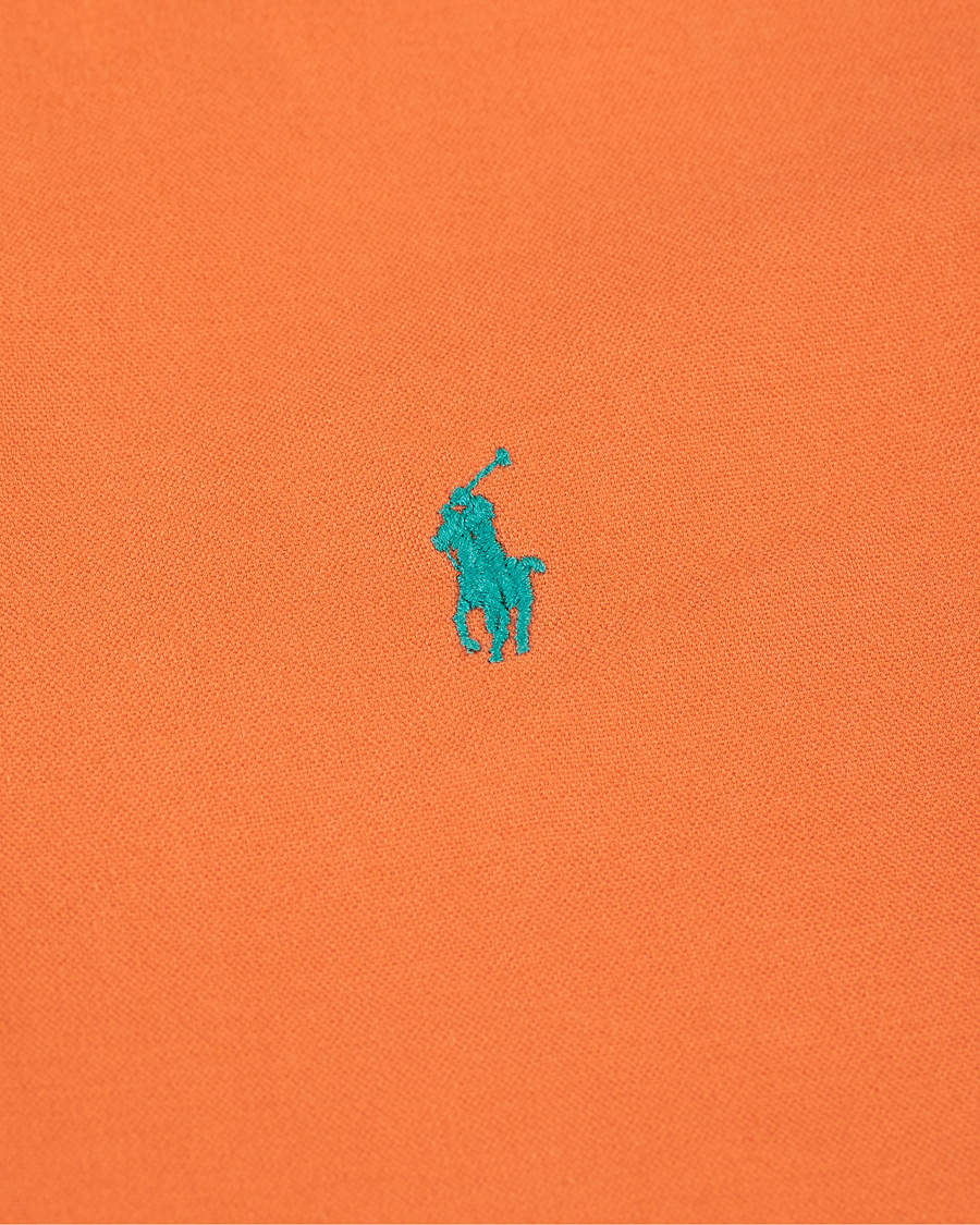 Homme | Chemises | Polo Ralph Lauren | Slim Fit Garment Dyed Oxford Shirt Orange