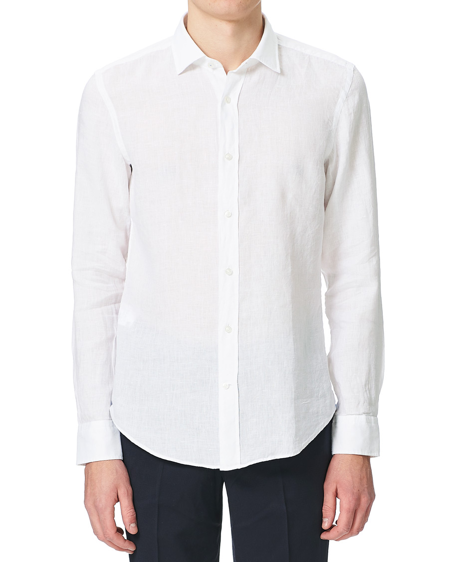 Homme | Chemises | BOSS BLACK | BOSS Joy Linen Shirt White