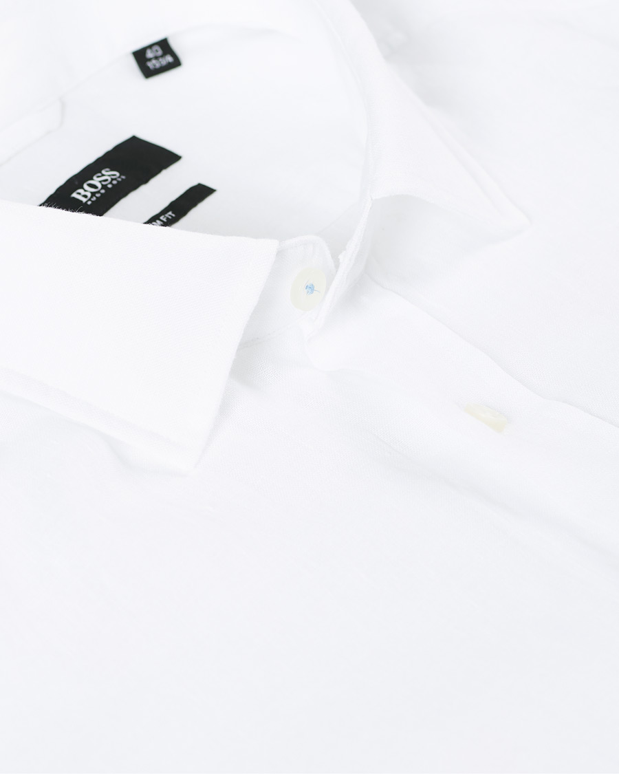 Homme | Chemises | BOSS BLACK | BOSS Joy Linen Shirt White