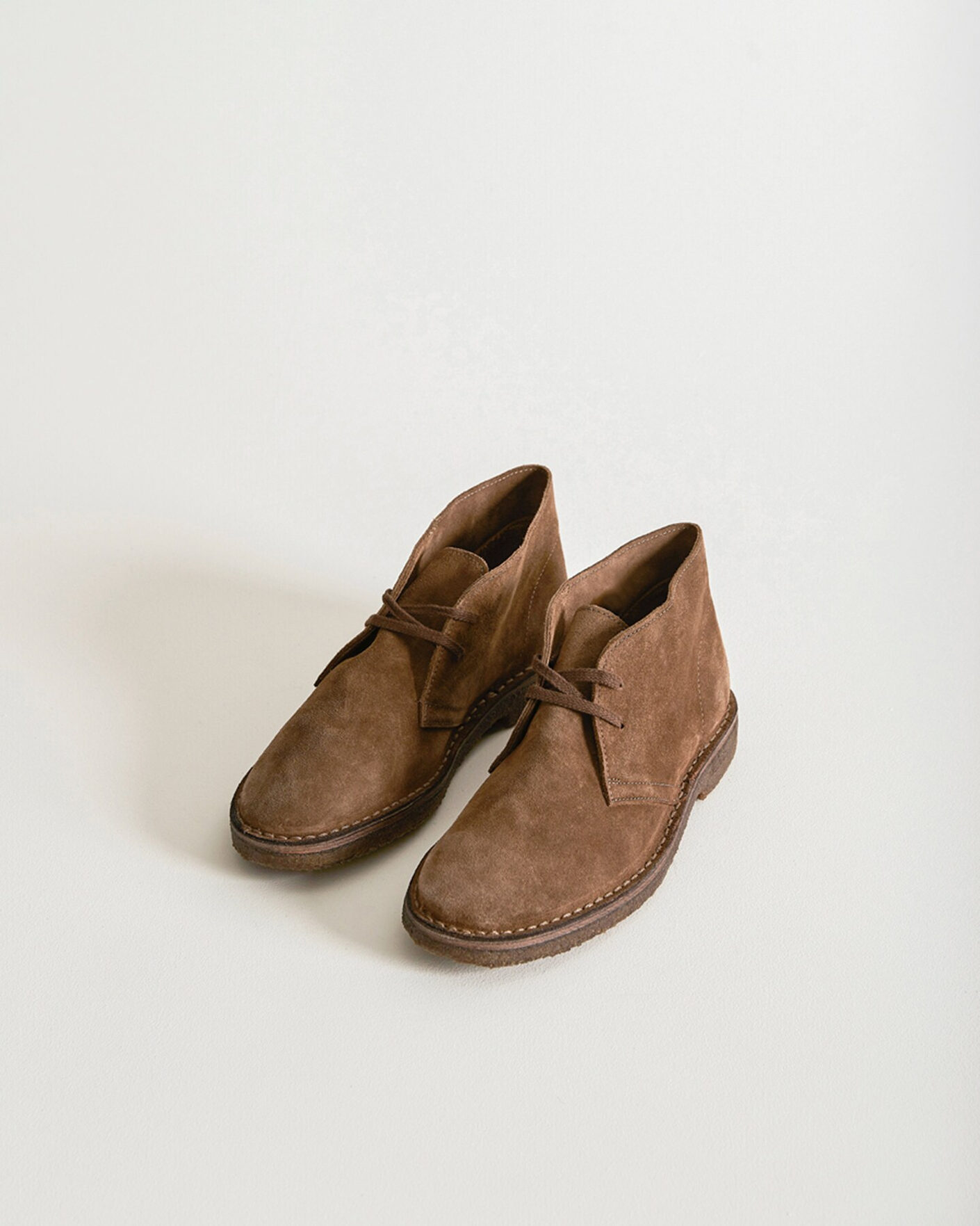 Homme | Bottes | Drake's | Clifford Suede Desert Boots Light Brown