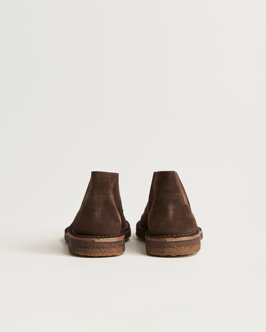 Homme | Bottes | Drake's | Clifford Suede Desert Boots Dark Brown