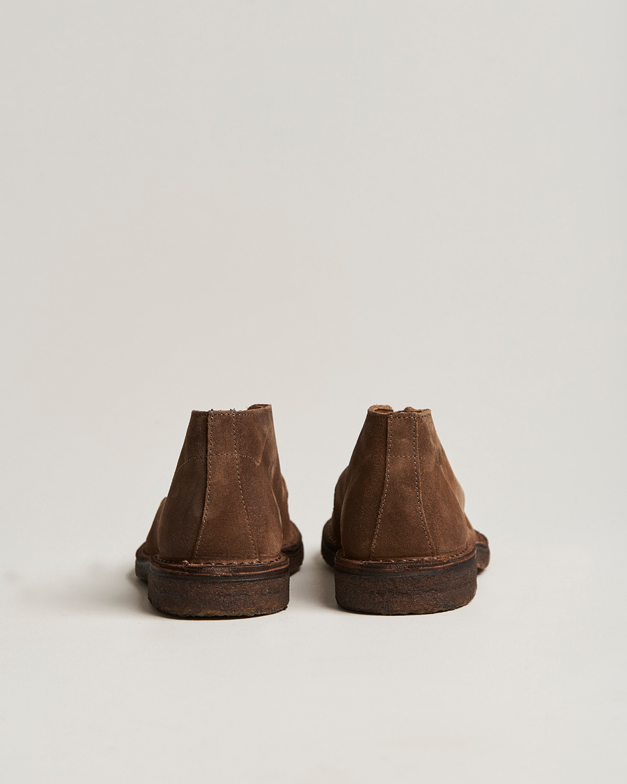 Homme | Bottes | Drake's | Crosby Moc-Toe Suede Chukka Boots Brown