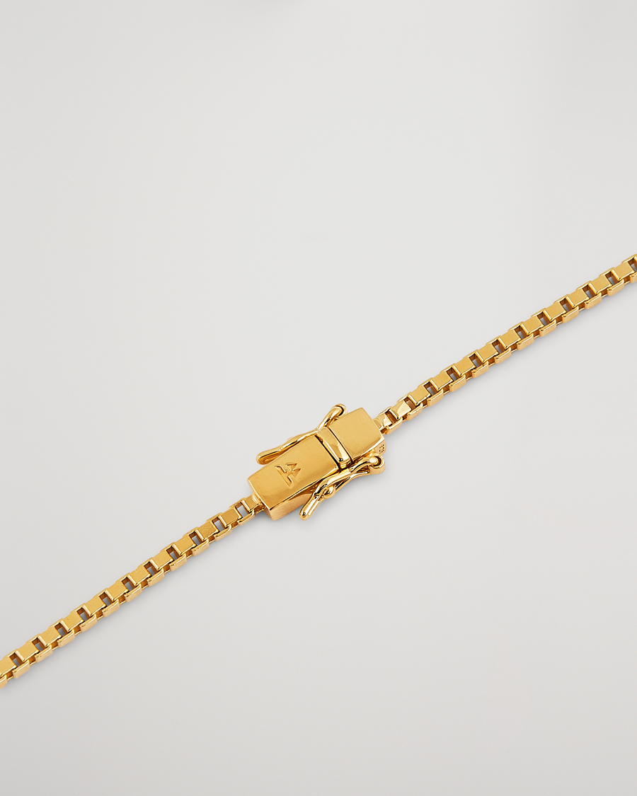 Homme | Tom Wood Square Bracelet Gold | Tom Wood | Square Bracelet Gold