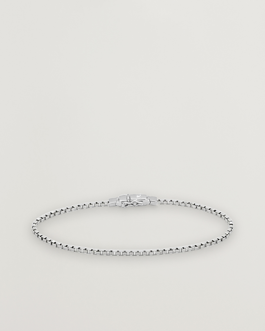Homme | Tom Wood Square Bracelet Silver | Tom Wood | Square Bracelet Silver