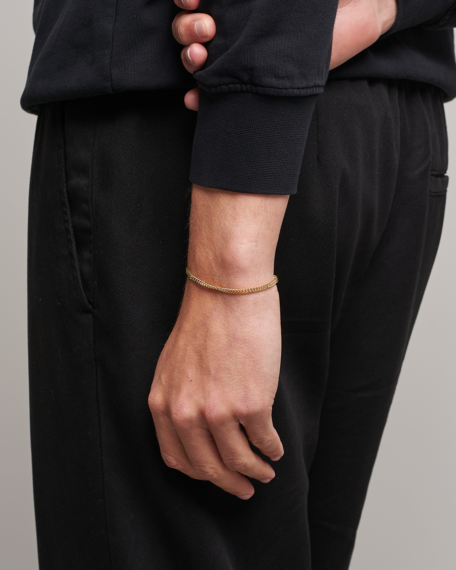 Homme |  | Tom Wood | Curb Bracelet M Gold