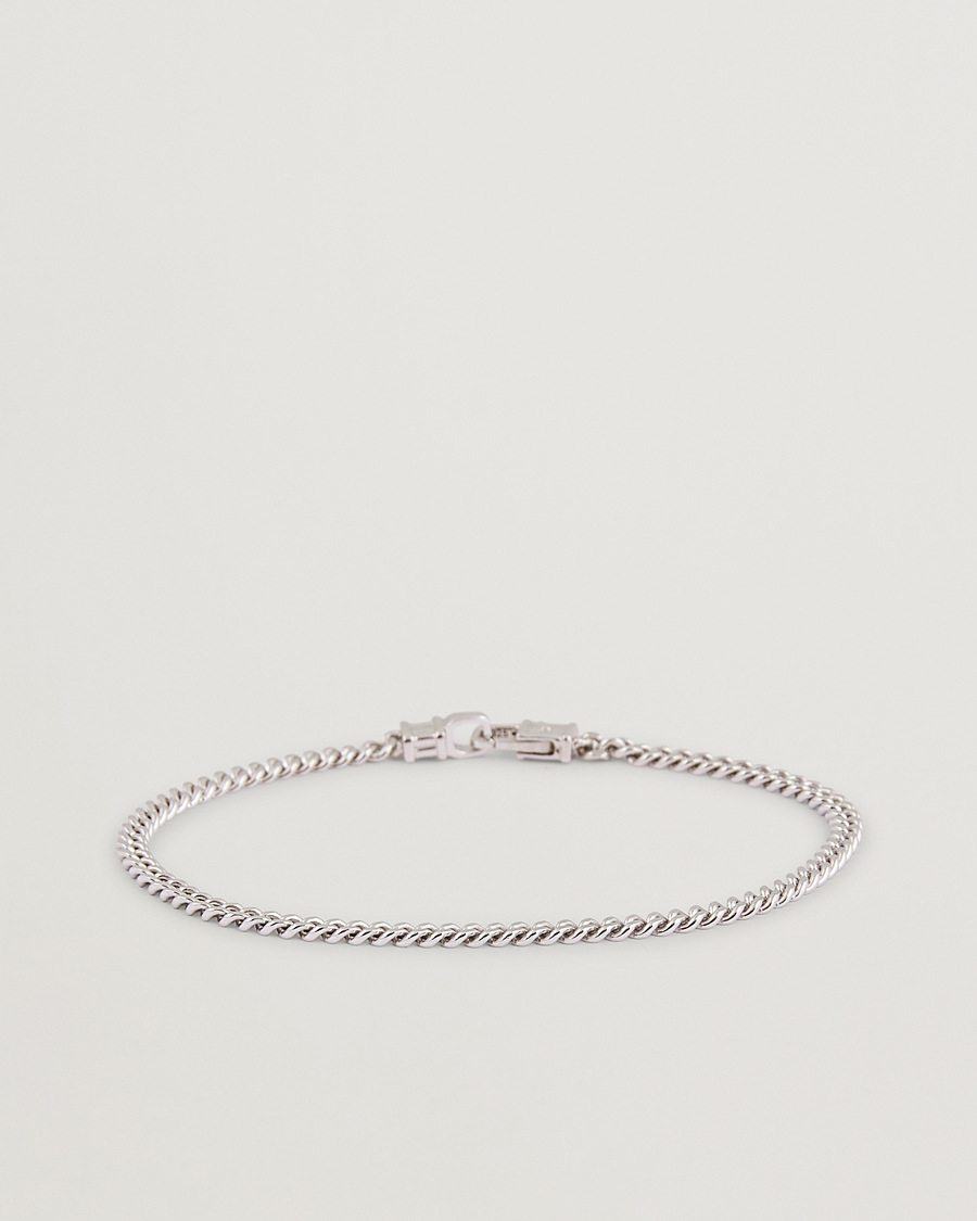 Homme | Bijoux | Tom Wood | Curb Bracelet M Silver